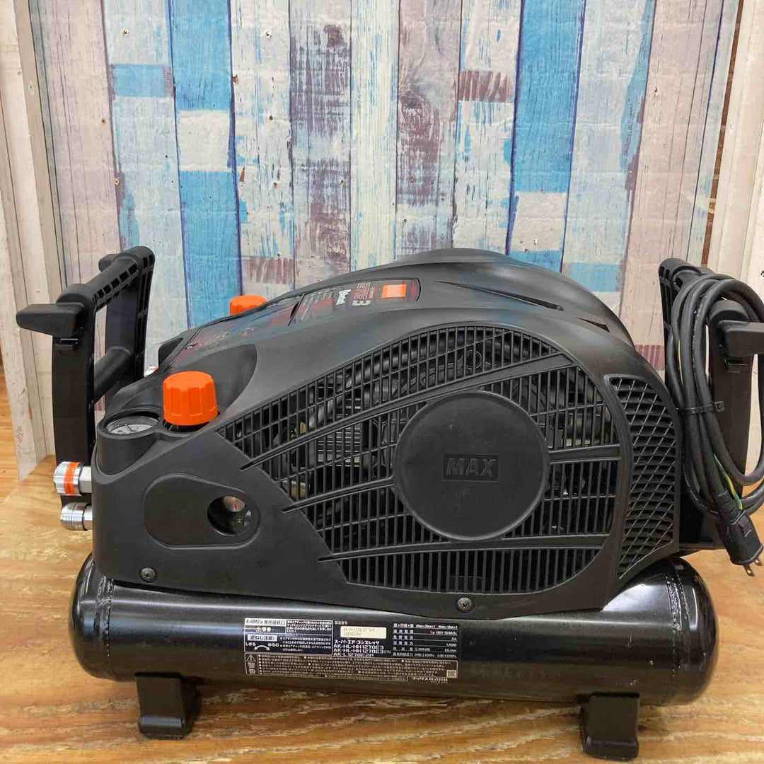 ★マックス(MAX) エアコンプレッサー AK-HH1270E3_ブラック【柏店】