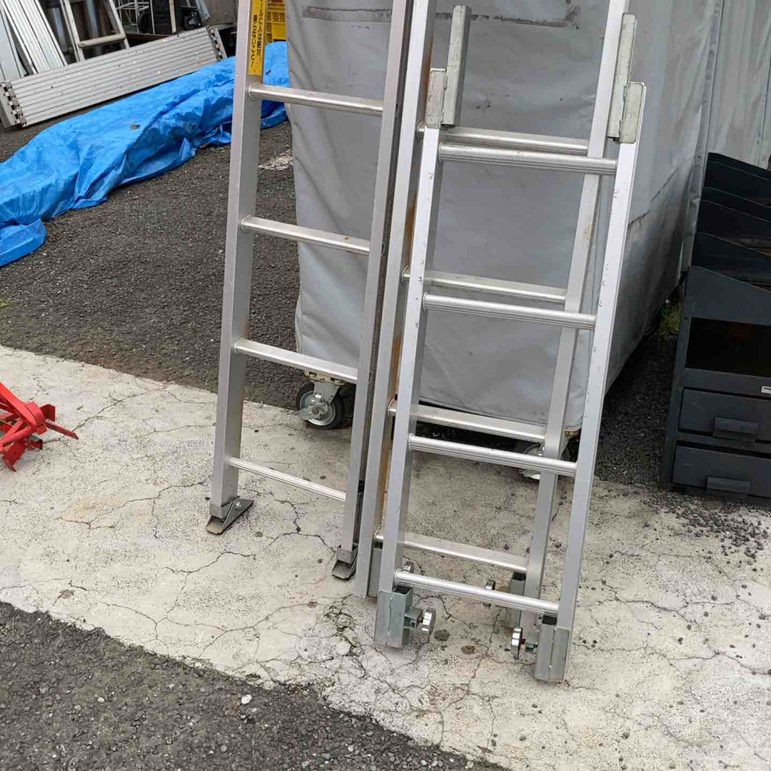 【現状品/ 店頭受取り限定】ユニパー 室内ボード揚げ機  RYOBIウィンチWI-62付き はしごなど付属品完備【柏店】