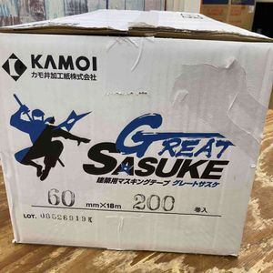 まとめ売り 200巻 カモ井加工紙 マスキングテープ グレートサスケ 60mm