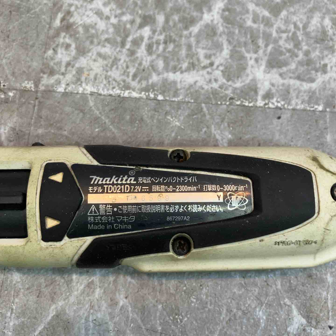 ◇マキタ(makita) コードレスペンインパクトドライバー TD021DZW【八潮店】
