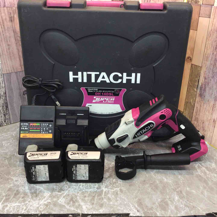 ★ハイコーキ(HIKOKI ※旧:日立工機) コードレスハンマドリル DH14DSL(2SLCK)【八潮店】