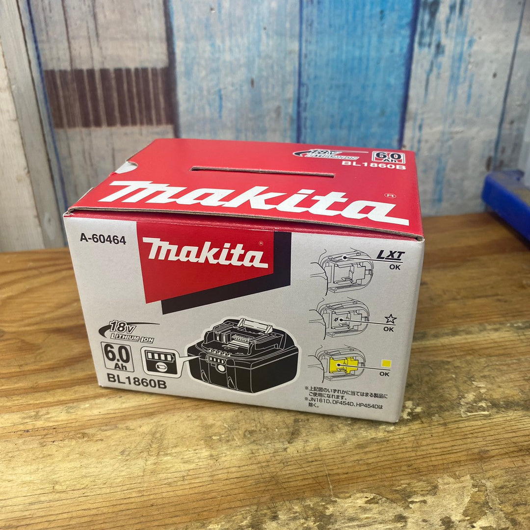 ★マキタ(makita) リチウムイオンバッテリー 18V/6.0Ah BL1860B【柏店】