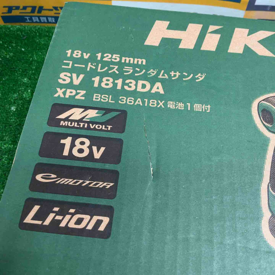 ★ハイコーキ(HIKOKI ※旧:日立工機) コードレスランダムサンダ SV1813DA(XPZ)【草加店】