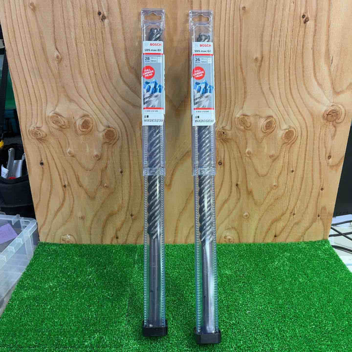 ★おトクなセット品★ボッシュ(BOSCH) SDS max 8X ビット (28.0mmφx520㎜)、(26.0mmφx520㎜) 2本セット【町田店】