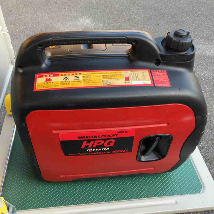 【中古品・店頭受取り限定】 ワキタ/MEIHO インバーター式ガソリン発電機・HPG1600i2 【桶川店】
