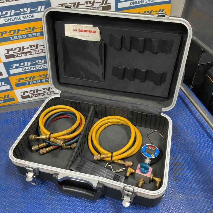 ROBINAIR ロビネア ゲージマニホールド GC64 動作未確認【草加店】