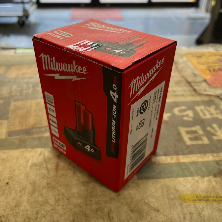 ミルウォーキー(milwaukee) M12 バッテリー 12V4.0Ah【川口店】