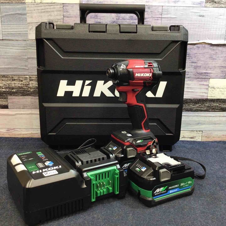 【未使用品】★ハイコーキ HIKOKI 36V コードレスインパクトドライバ スコーピオンレッド WH36DD(2XHRSZ)【八潮店】
