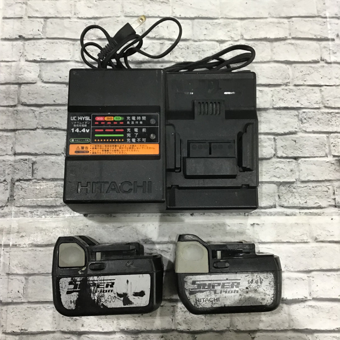 〇ハイコーキ(HIKOKI ※旧:日立工機) コードレスインパクトドライバ ストロングブラック WH14DSL(2SLCK)(B)【川口店】