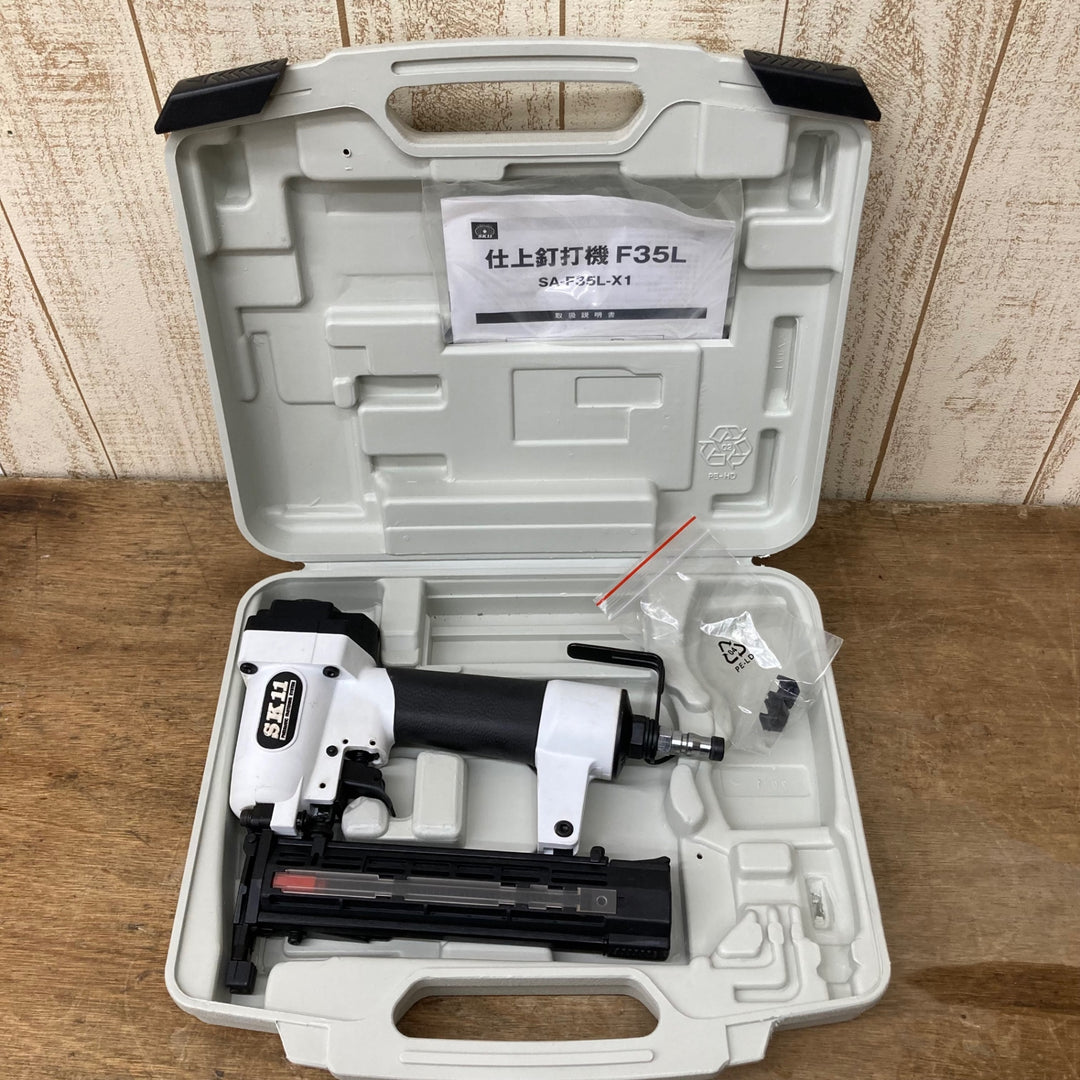 【中古美品】〇SK11 エア仕上釘打機 釘足長 12~35mm F35L SA-F35L-X1【柏店】