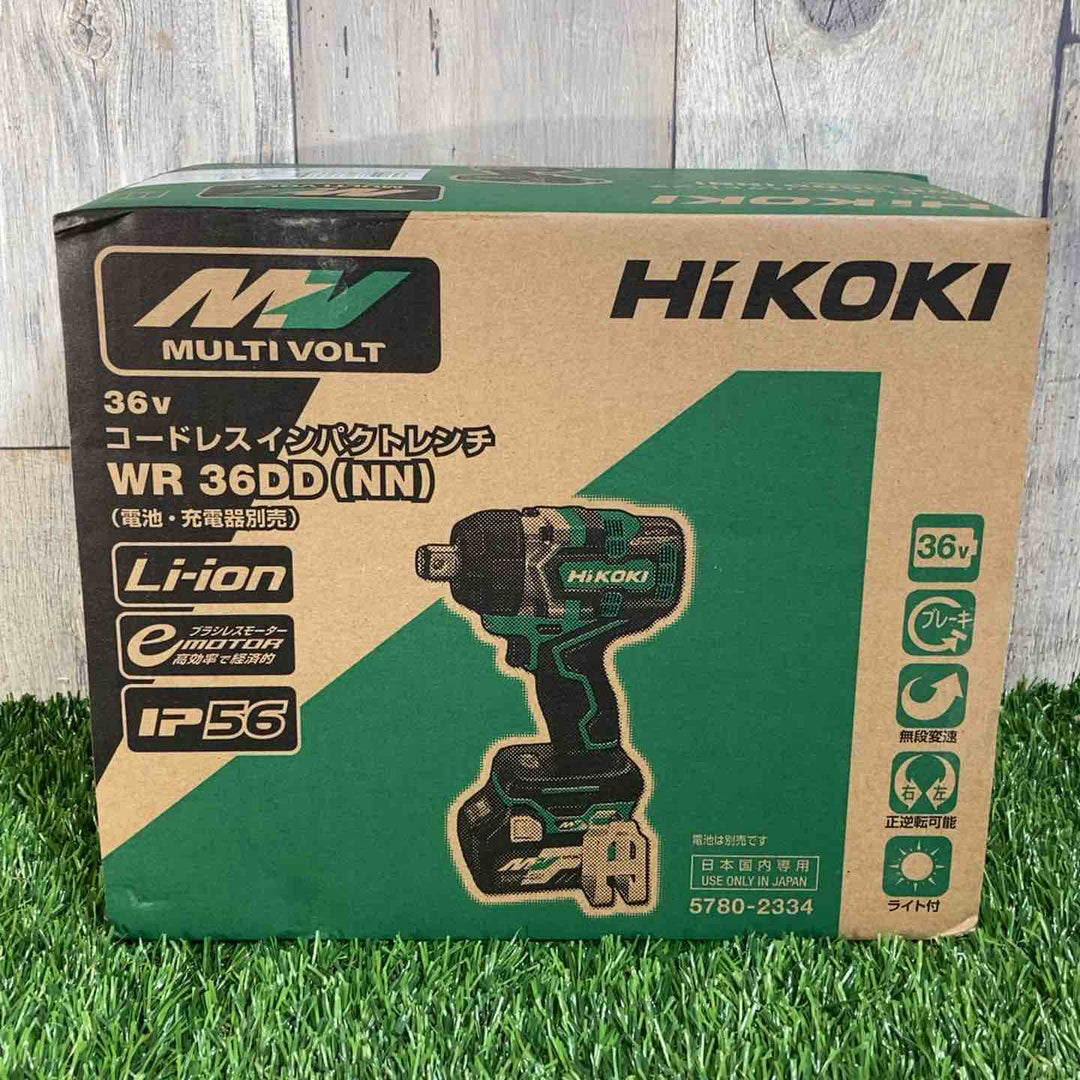 ★ハイコーキ(HIKOKI ※旧:日立工機) マルチボルトコードレスインパクトレンチ WR36DD(NN) 本体のみ【戸田店】