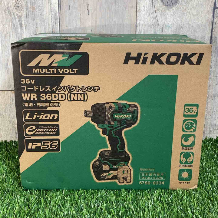 ★ハイコーキ(HIKOKI ※旧:日立工機) マルチボルトコードレスインパクトレンチ WR36DD(NN) 本体のみ【戸田店】