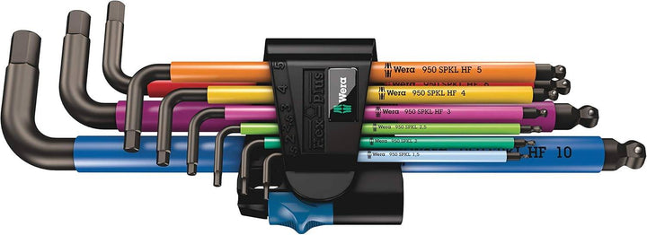 Wera  ヴェラ キャッチボール付きマルチカラーHEXセット 9点 950SPKL  950/9 Hex-Plus 022210【桶川店】