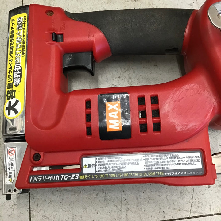【中古品】 マックス/MAX コードレスタッカ(本体のみ) 14.4V TG-Z3 【鴻巣店】
