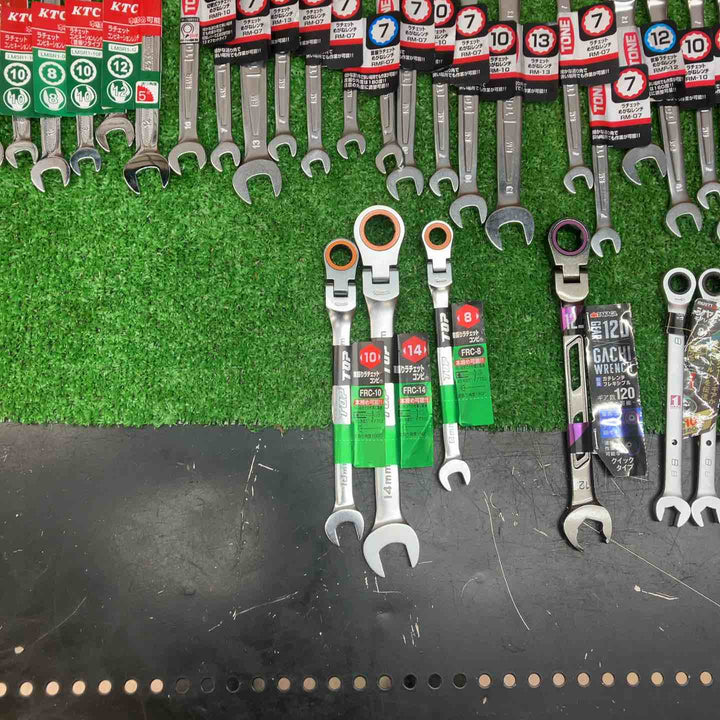 未使用品 ギアレンチ まとめ売り② KTC スーパーツール TONE等 サイズ複数 100個セット！【川越店】