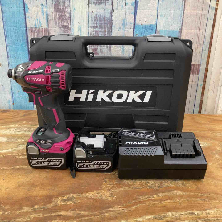 ★ハイコーキ(HIKOKI ※旧:日立工機) コードレスインパクトドライバー WH14DDL2(2LYPK)【柏店】