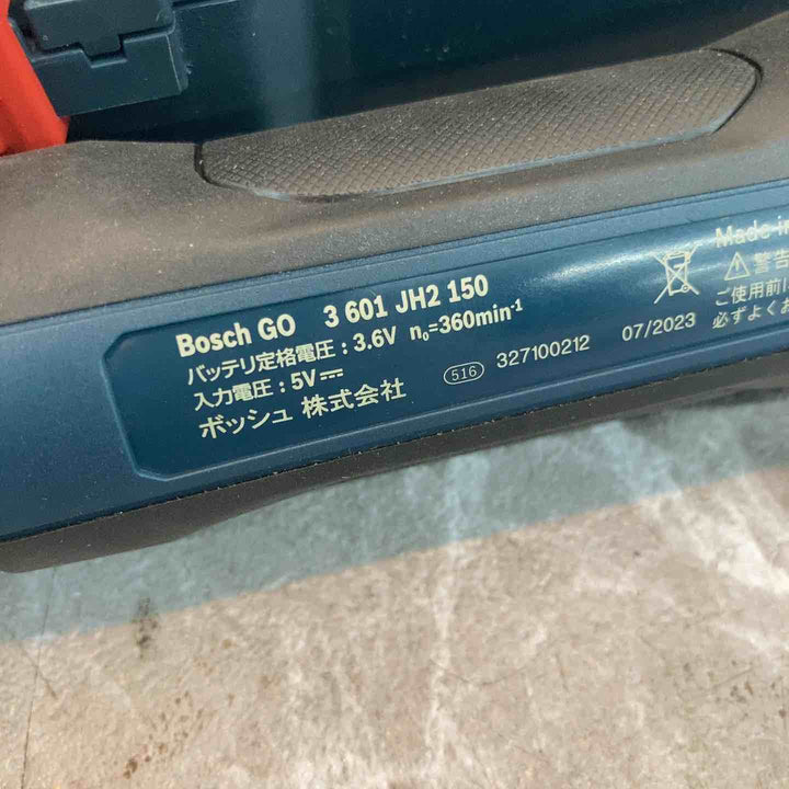 ◇ボッシュ(BOSCH) 3.6Vコードレスドライバー (ドライバービット・キャリングケース・充電コード付き)Bosch GO【八潮店】