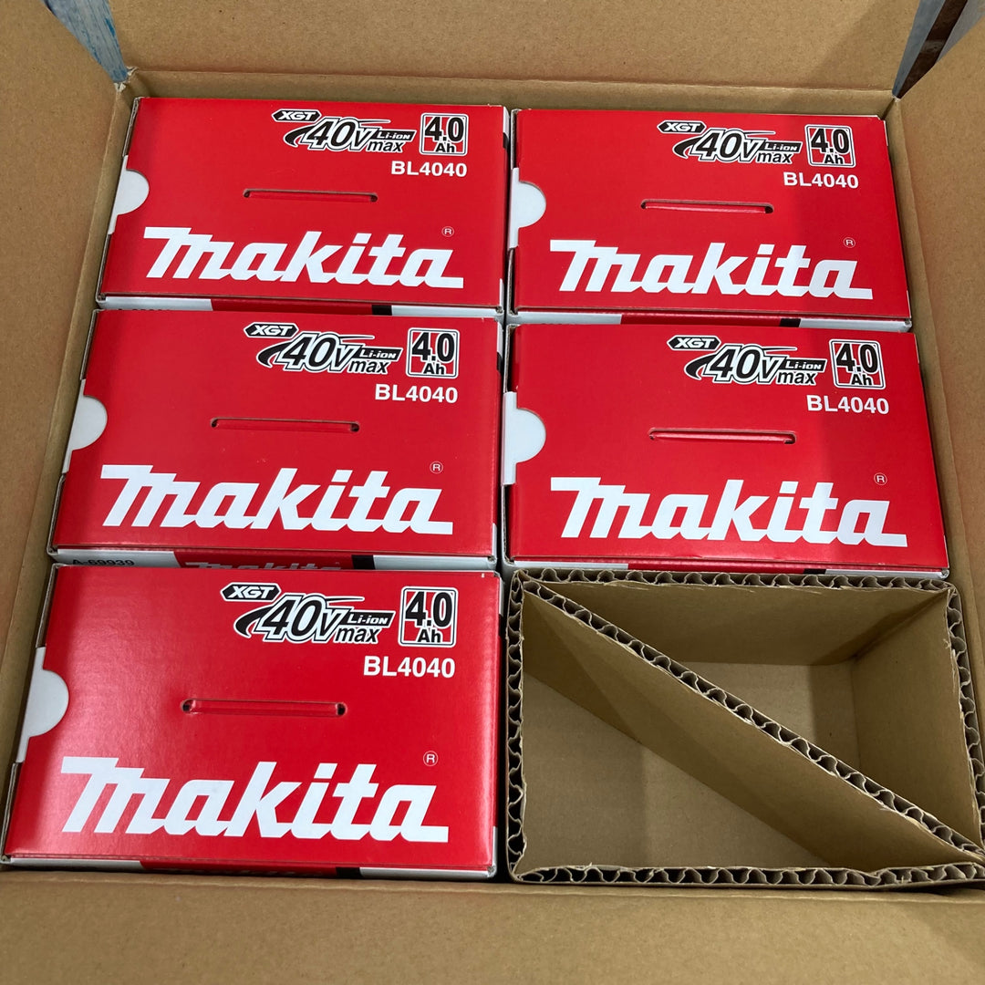 マキタ(makita) リチウムイオンバッテリー 40Vmax/4.0Ah BL4040 5個セット【柏店】
