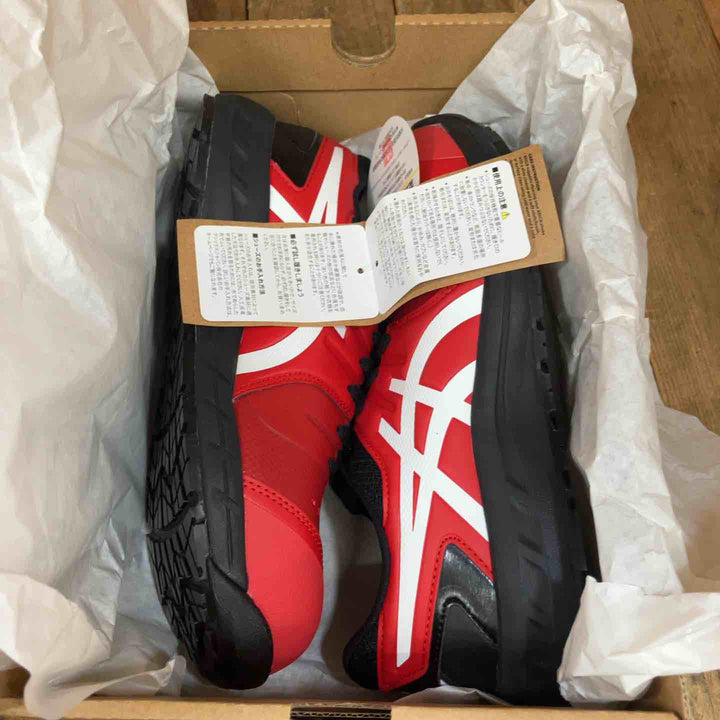 [アシックス] ASICS スニーカーブーツ WINJOB CP113 クラシックレッド/ホワイト 25.5 cm 3E【所沢店】