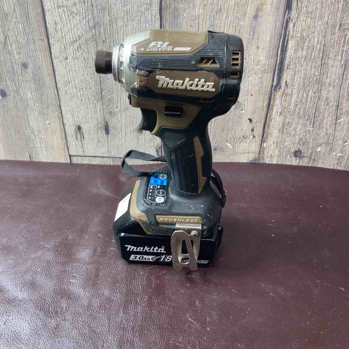【中古品】マキタ(makita) コードレスインパクトドライバー TD171DZAB バッテリー1個付属【東大和店】