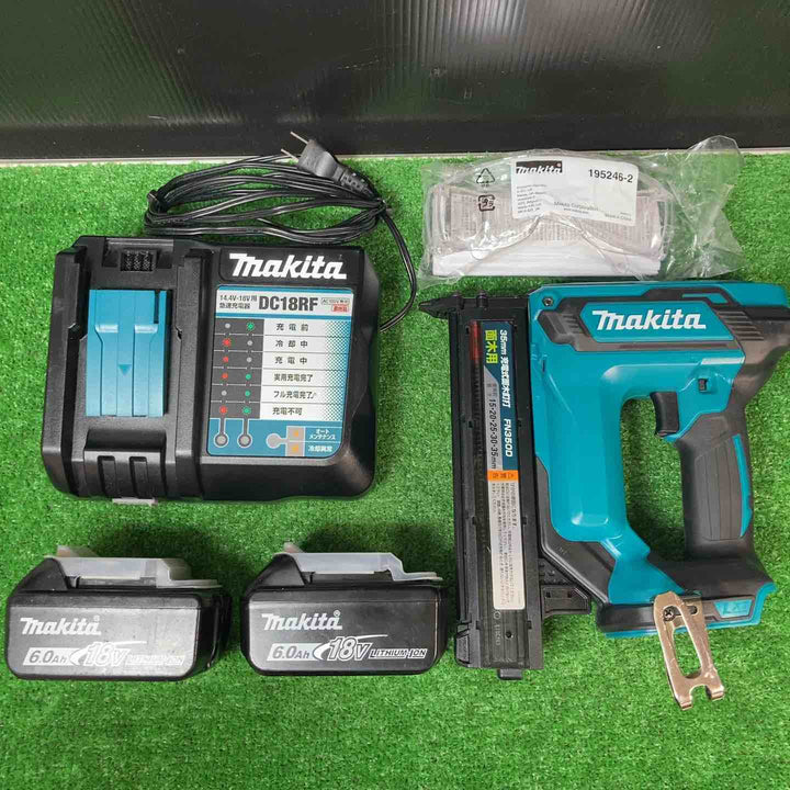 【美品】★マキタ(makita) コードレスフィニッシュネイラ FN350DRG バッテリー2個付き【岩槻店】
