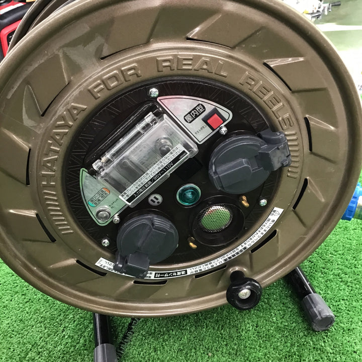 〇ハタヤ(HATAYA) 金属感知機能付メタルセンサーリール100V型標準型コードリール MSB-301KX【桶川店】