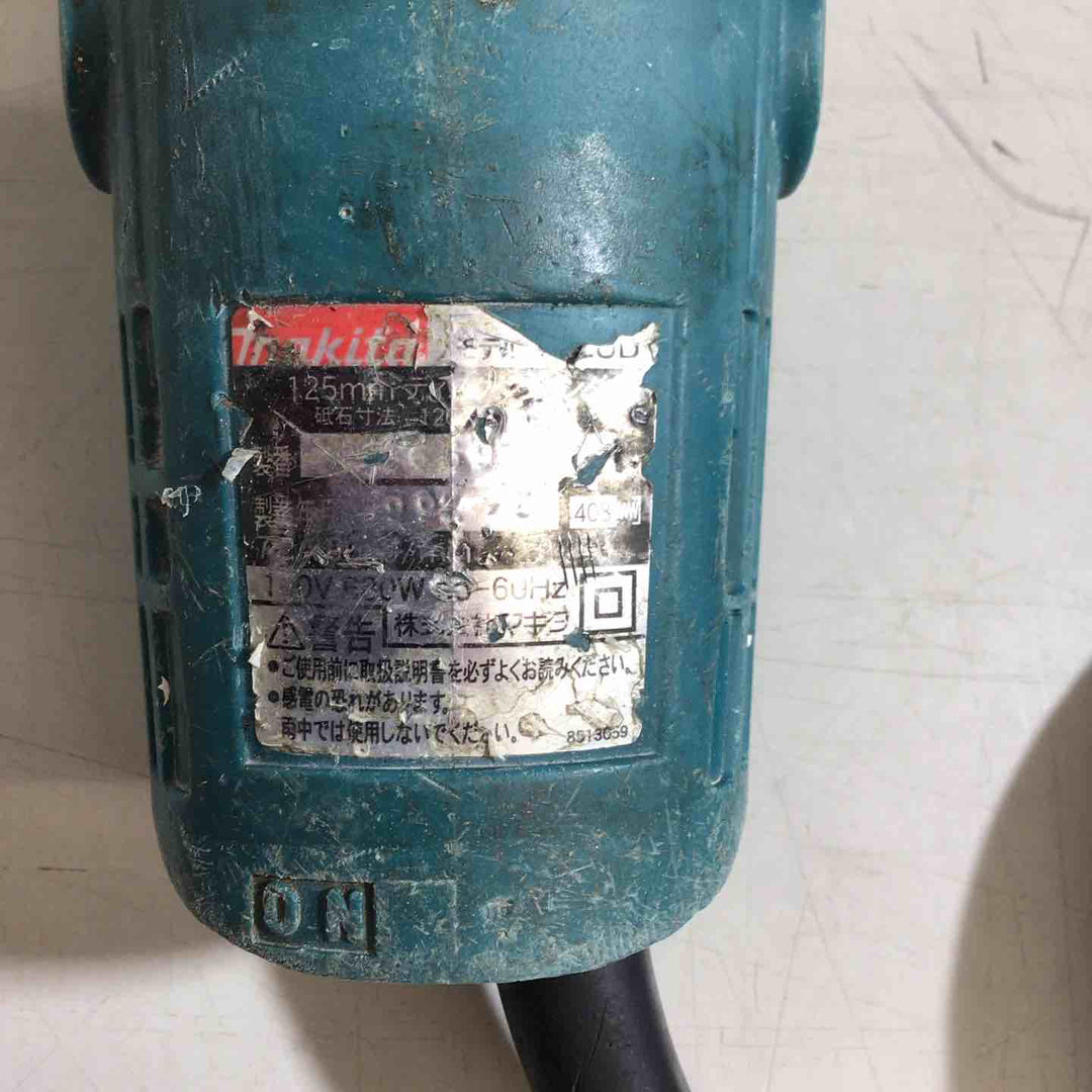 【中古品】【？】マキタ 125mm ディスクグラインダ 9533？【戸田店】