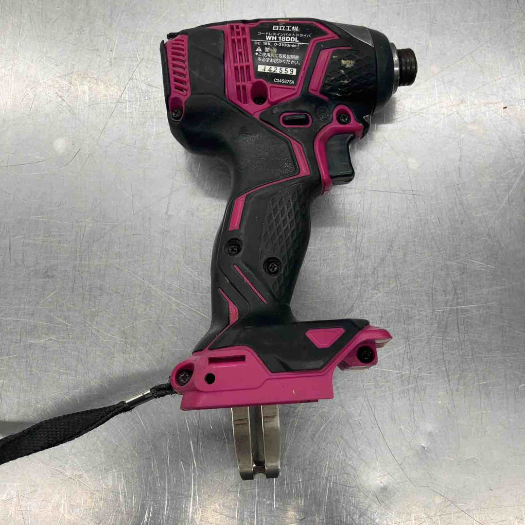 ◇ハイコーキ(HIKOKI ※旧:日立工機) コードレスインパクトドライバー WH18DDL(NN)(R) パワフルレッド【所沢店】