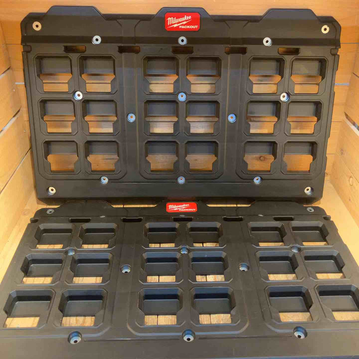 【美品】ミルウォーキー(Milwaukee) パックアウト ウォールマウンティングプレートL　48-22-8487　2個セット【所沢店】