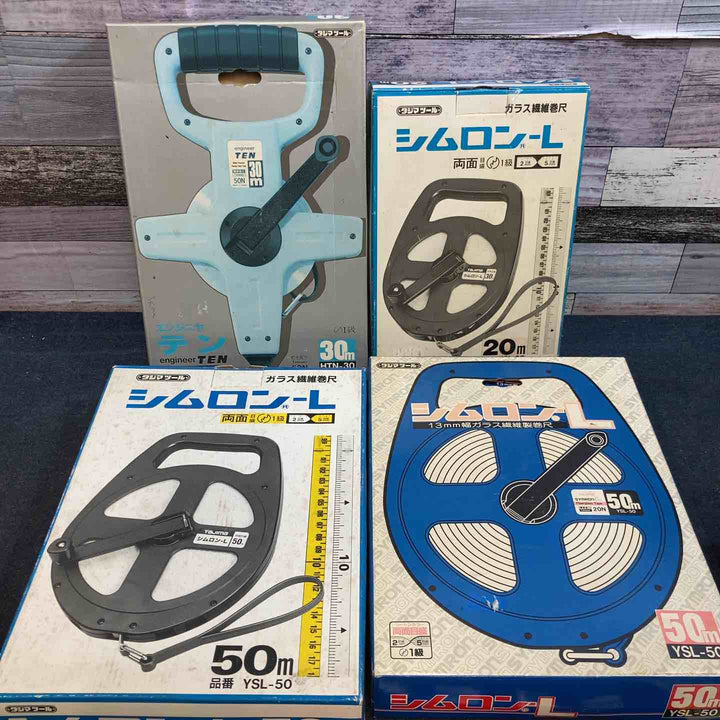 【未使用】巻き尺 コンベックスまとめ売り 合計29個 シムロン タジマ Tajima KDS メジャー 測定 巻尺 ※外装汚れあり【八潮店】