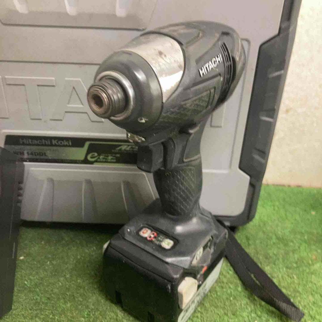 日立工機 インパクトドライバー ストロングブラック WH14DDL2(2LYPK)(B)【町田店】