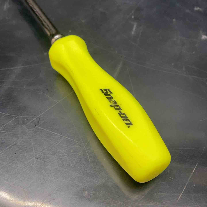 スナップオン(Snap-on) 1/4"エクストラロング フレキシブルラチェットハンドル THLLFD72 イエロー【川越店】