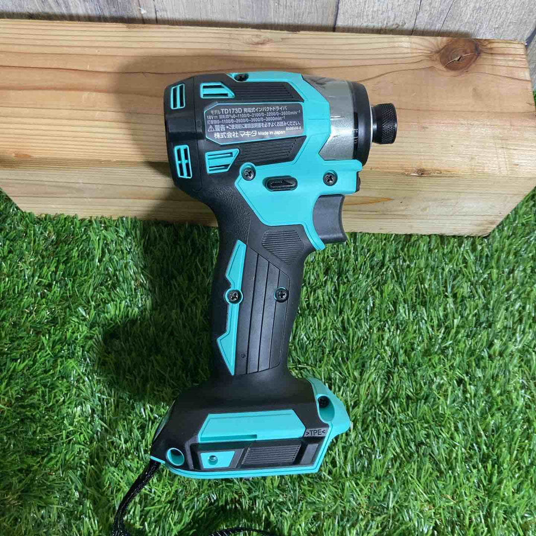 【未使用品】◇マキタ(makita) 18V コードレスインパクトドライバ TD173DZTB ターコイズブルー　本体のみ　①【戸田店】