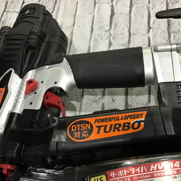 【中古品】★マックス(MAX) 高圧エアネジ打ち機 ターボドライバー HV-R41G4 限定色スパークシルバー　【川口店】