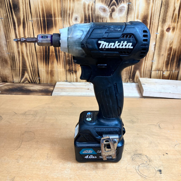 ★マキタ(makita) 充電式インパクトドライバー TD111DZB 本体+4.0Ahバッテリー1個付き【越谷店】