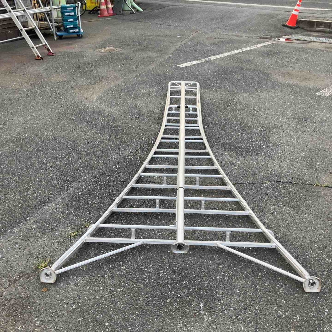 【店頭受取り限定】◇長谷川工業(Hasegawa)  アルミ上枠付三脚脚立 グリーンステップ GSU1.0-300【鴻巣店】