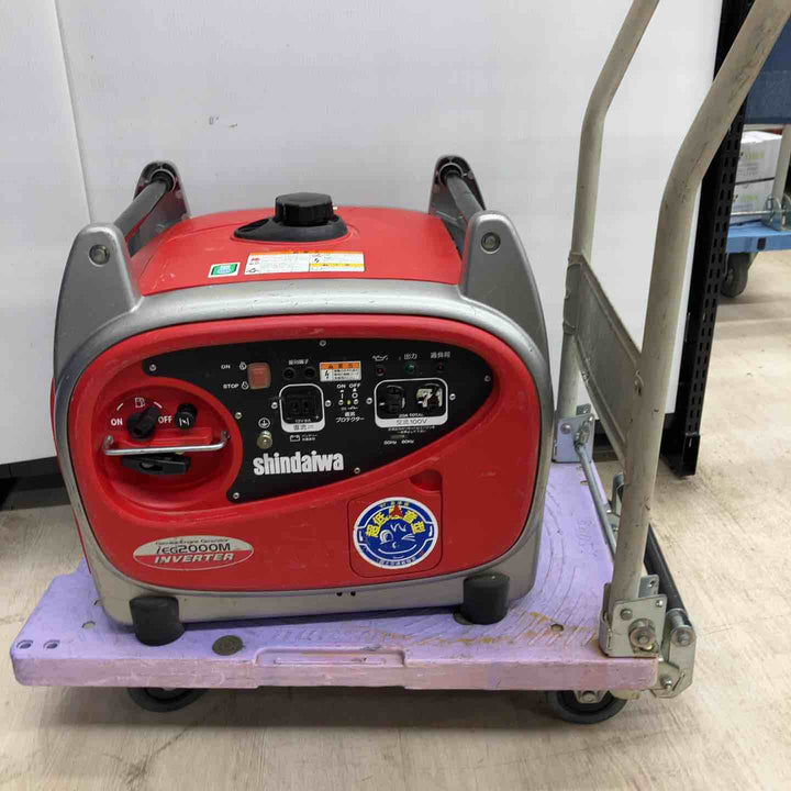 【店頭受取り限定】新ダイワ(Shindaiwa) インバーター発電機 IEG2000M-Y 発電周波数(Hz)50/60【川越店】