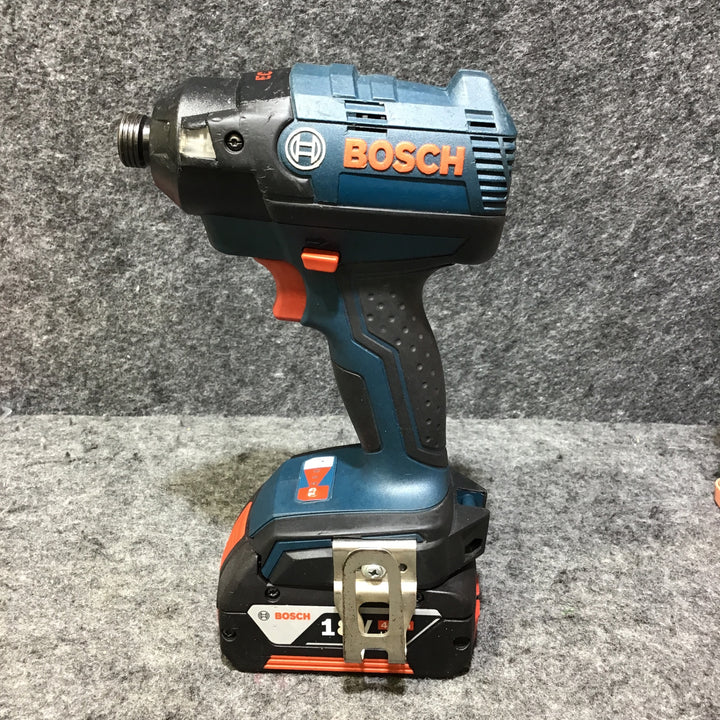 【中古品】Bosch Professional(ボッシュ) 18V コードレスインパクトドライバー GDR18V-EC6 本体+バッテリー【桶川店】