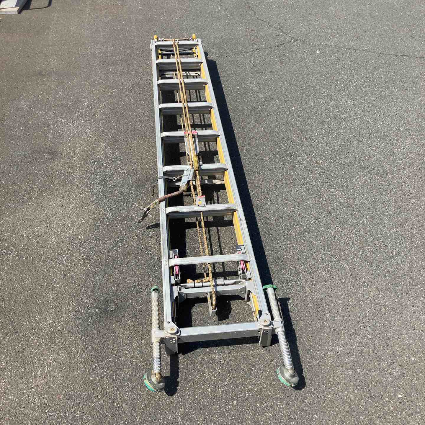 ナカオ LT6.5 軽太 伸縮はしご②【野田愛宕店】【店頭取引限定】【中古】IT62F4LRWR7G 中古品/店頭受取り限定】ナカオ(NAKAO) 三連伸縮はしご ALT-8.3 軽太