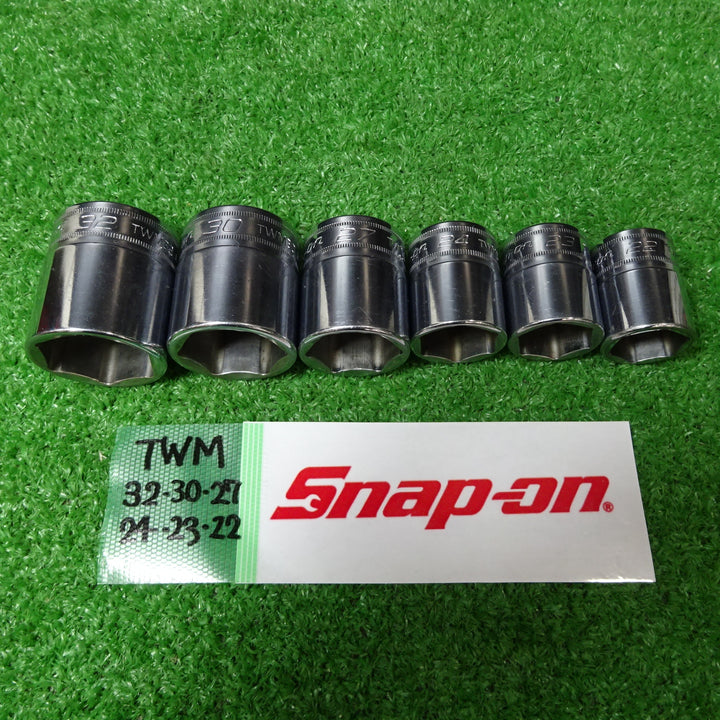 スナップオン/Snap-on 1/2sq シャローソケット TWMシリーズ 22mm-32mm 6個セット【岩槻店】