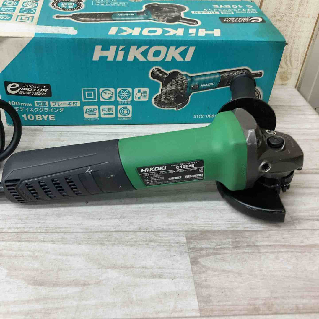☆ハイコーキ(HIKOKI ※旧:日立工機) 100mm電子ディスクグラインダ G10BYE【柏店】