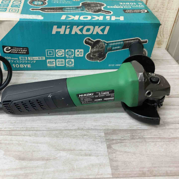 ☆ハイコーキ(HIKOKI ※旧:日立工機) 100mm電子ディスクグラインダ G10BYE【柏店】