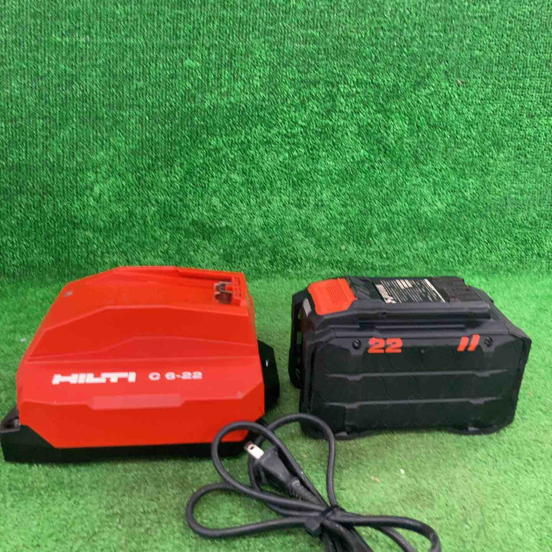 ヒルティ(Hilti) 急速充電器 C6-22 Nuron ニューロン&B22-255 Li-ior バッテリー【川崎店】