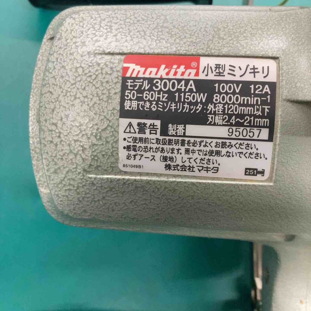 ◇マキタ(makita) 小型ミゾキリ 溝切 3004A　本体のみ【戸田店】