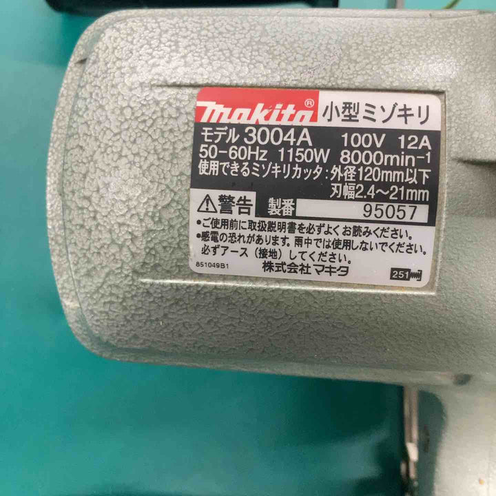 ◇マキタ(makita) 小型ミゾキリ 溝切 3004A　本体のみ【戸田店】