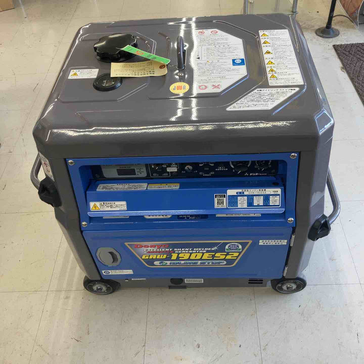 【店頭受取り限定】★デンヨー(Denyo) エンジンウェルダー GAW-190ES2 ガソリン未給油。エンジンオイル給油済み。保管品【鴻巣店】