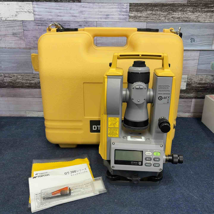 【店頭受取り限定】 ※未校正・保証なし トプコン デジタルセオドライト 三脚セット DT-300【八潮店】
