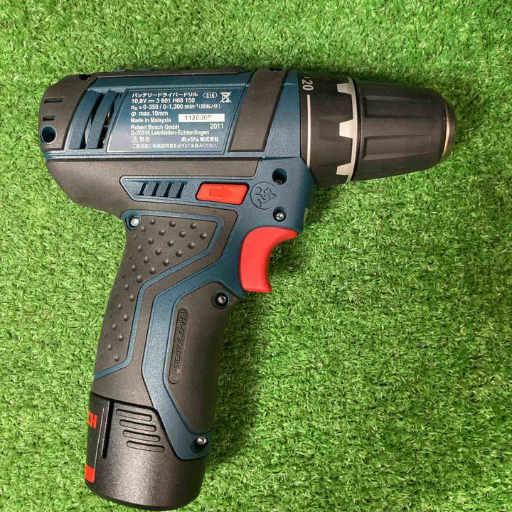 【美品】BOSCH(ボッシュ) 10.8Vバッテリードライバードリル GSR10.8-2-LI 充電器・バッテリー2個付き！【岩槻店】