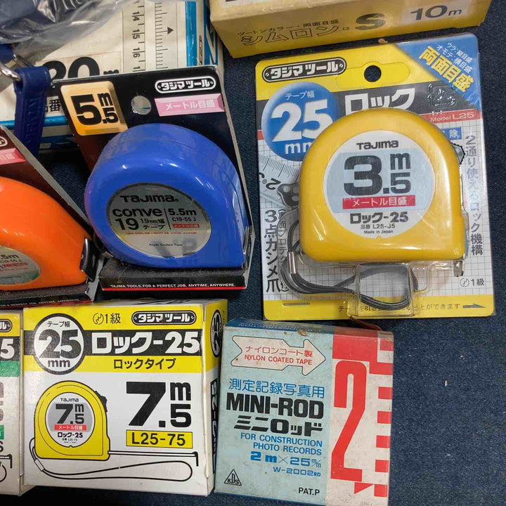 【未使用】巻き尺 コンベックスまとめ売り 合計29個 シムロン タジマ Tajima KDS メジャー 測定 巻尺 ※外装汚れあり【八潮店】