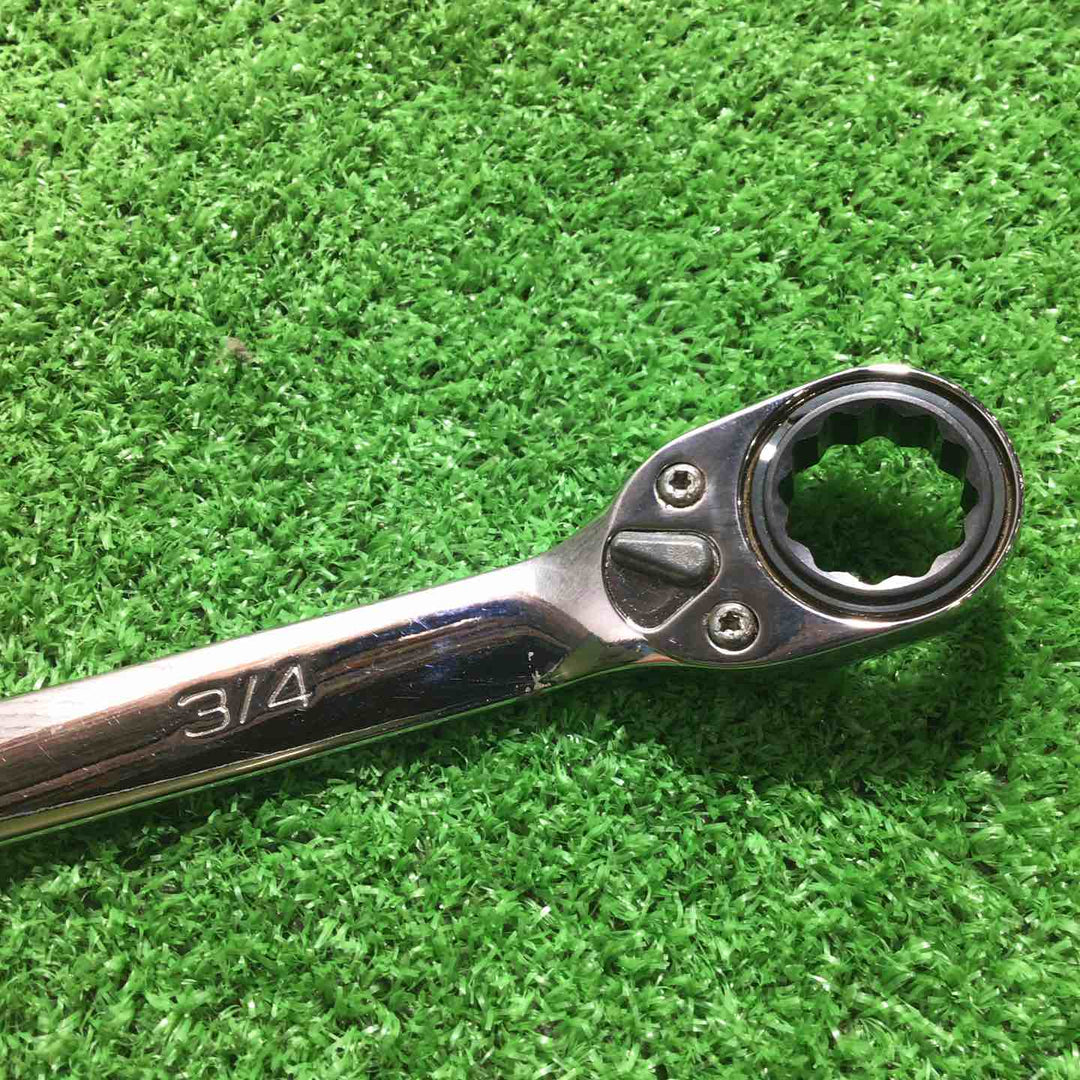 スナップオン(Snap-on) 3/4フランクドライブプラスリバーシブルラチェットコンビネーションレンチ SOXRR24A 【川口店】